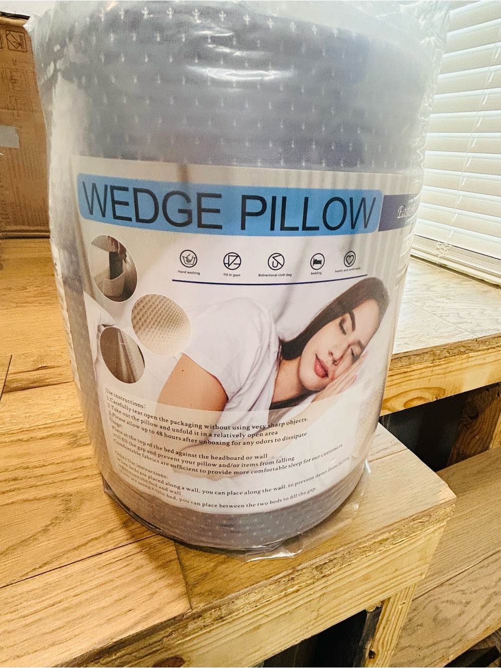 Eastern Maison Wedge Pillow — New in Package
